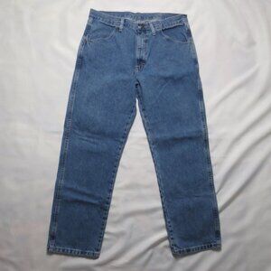 RUSTLER mens JEANS denim BLUE pants size 33x28